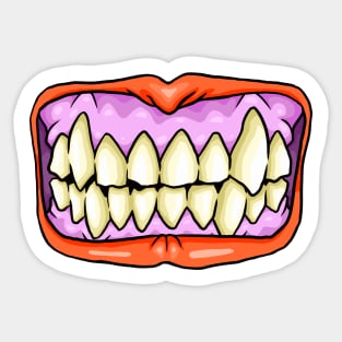 Toothy Grin Sticker